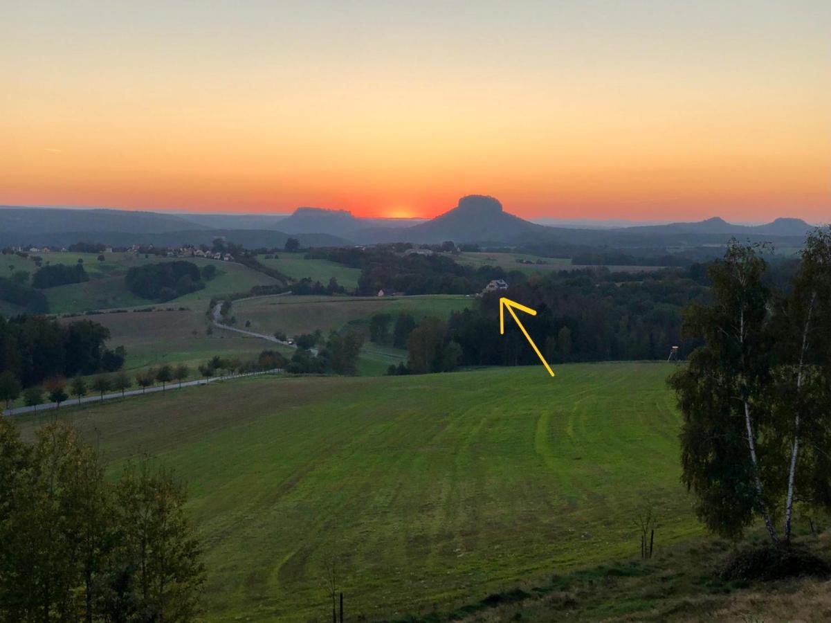 Auszeit Mit Weitblick In Der Saechsischen Schweiz - Kleiner Bauernhof Mit Tieren Und Wallbox Rathmannsdorf Εξωτερικό φωτογραφία